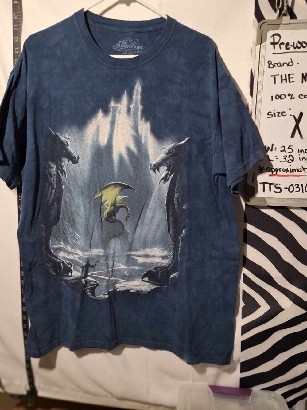 The Mountain Dragon T-Shirt, Blue, XL - Picture 4 of 6